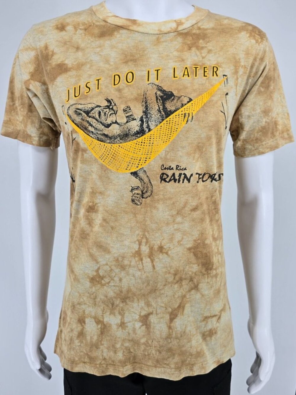 2010s Rana Tropic Costa Rica "Just Do It Later" Nike Swoosh Parody T-Shirt (S)
